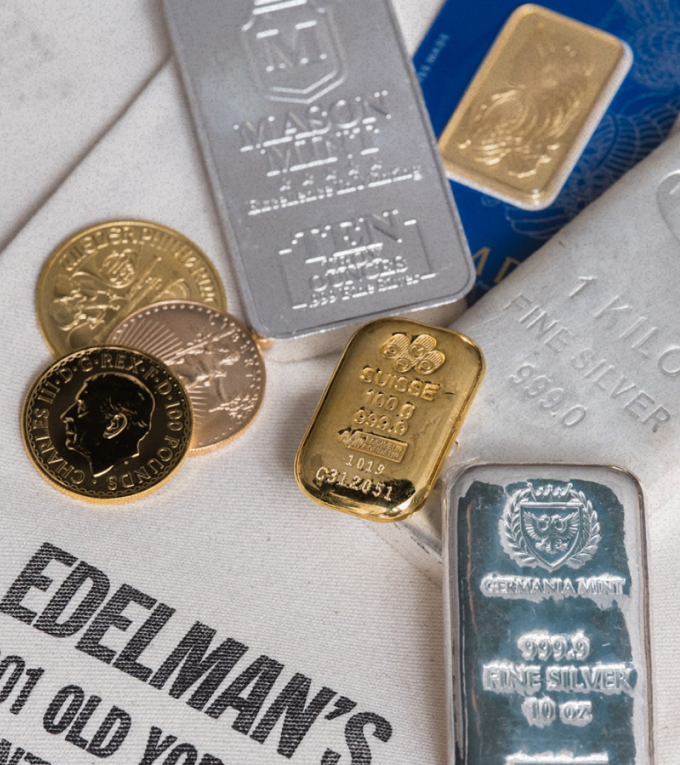 gold bullion and silver bullion for sale slide image